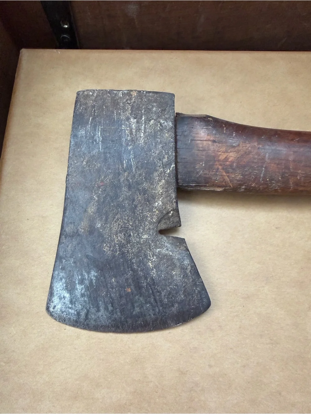 Vintage 1934-1937 Plumb Official Scout Axe screw wedge